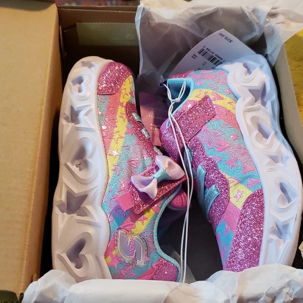 SSPORT by Skechers Lights Girl Sneakers 💜